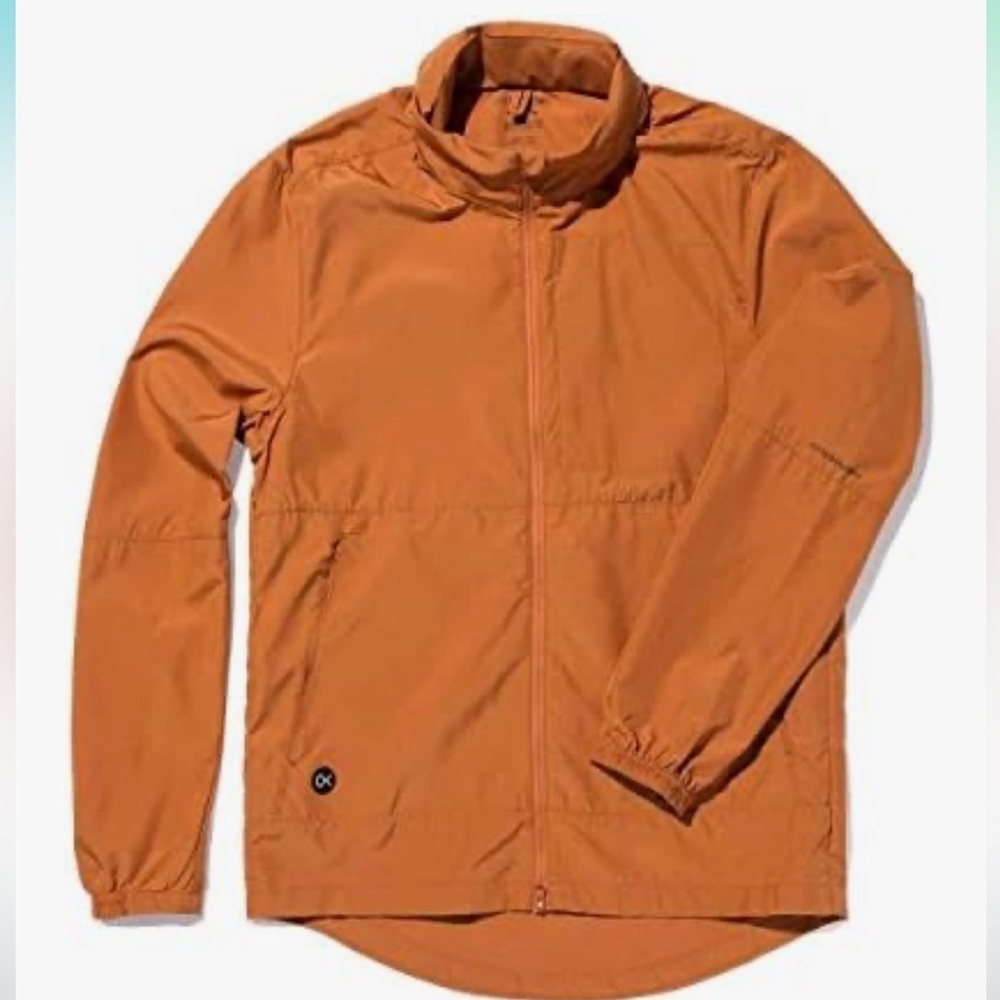 Outerknown Adios Packable Jacket Adobe Orange Siz… - image 4